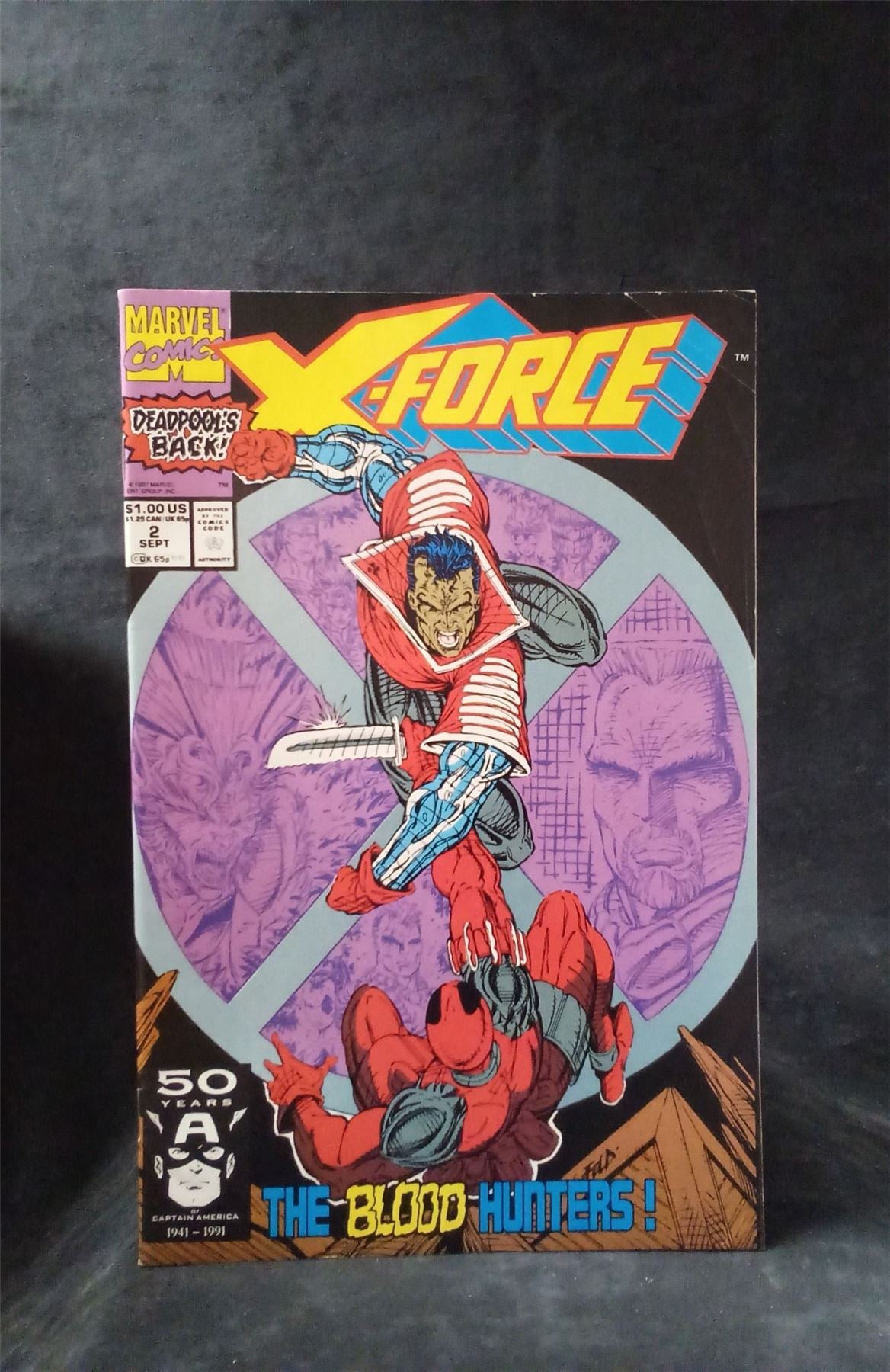 X-Force #2 Direct Edition 1991 Marvel Comics Comic Book