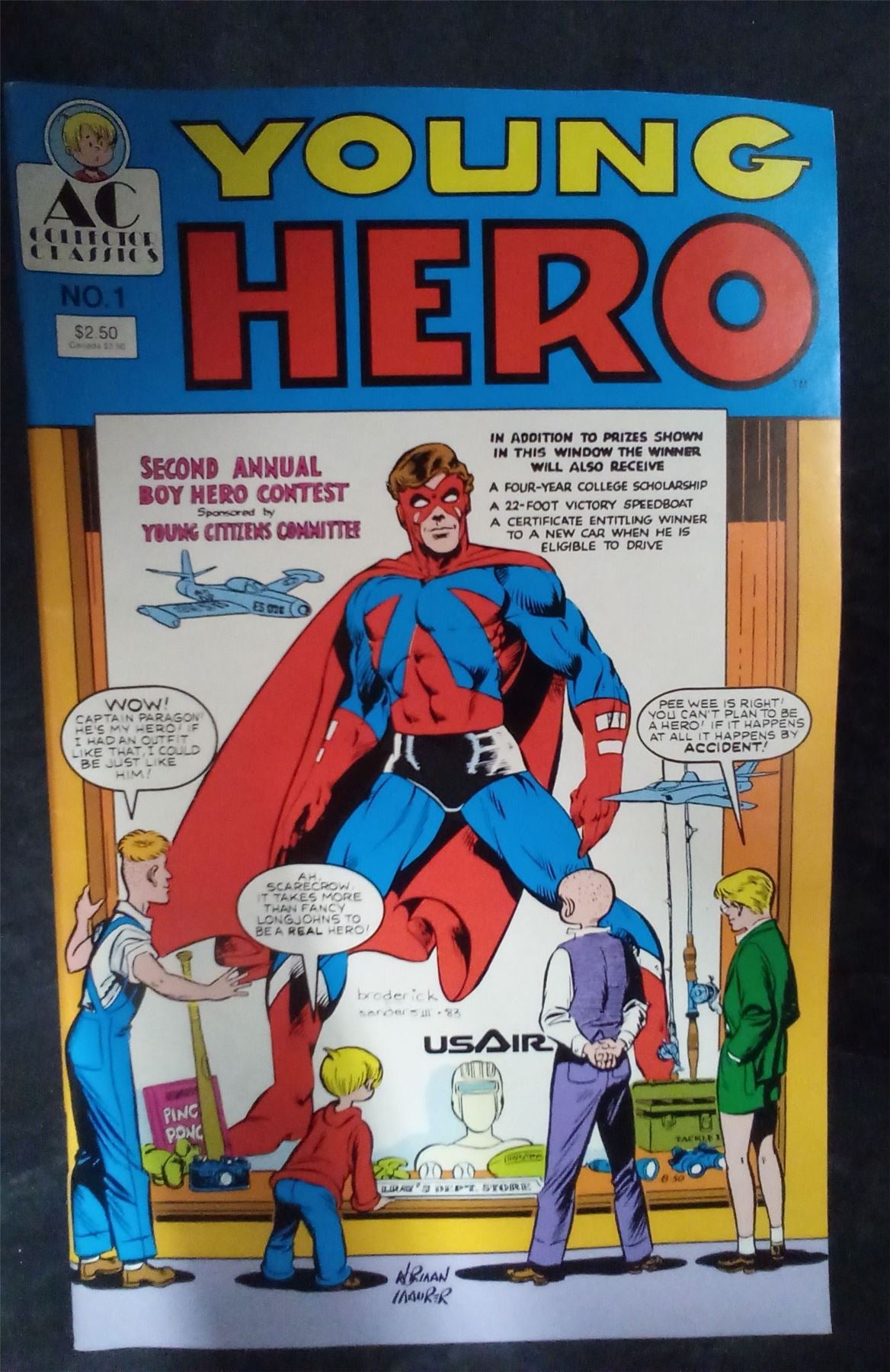 Young Hero #1 1989 AC Comics Comic Book