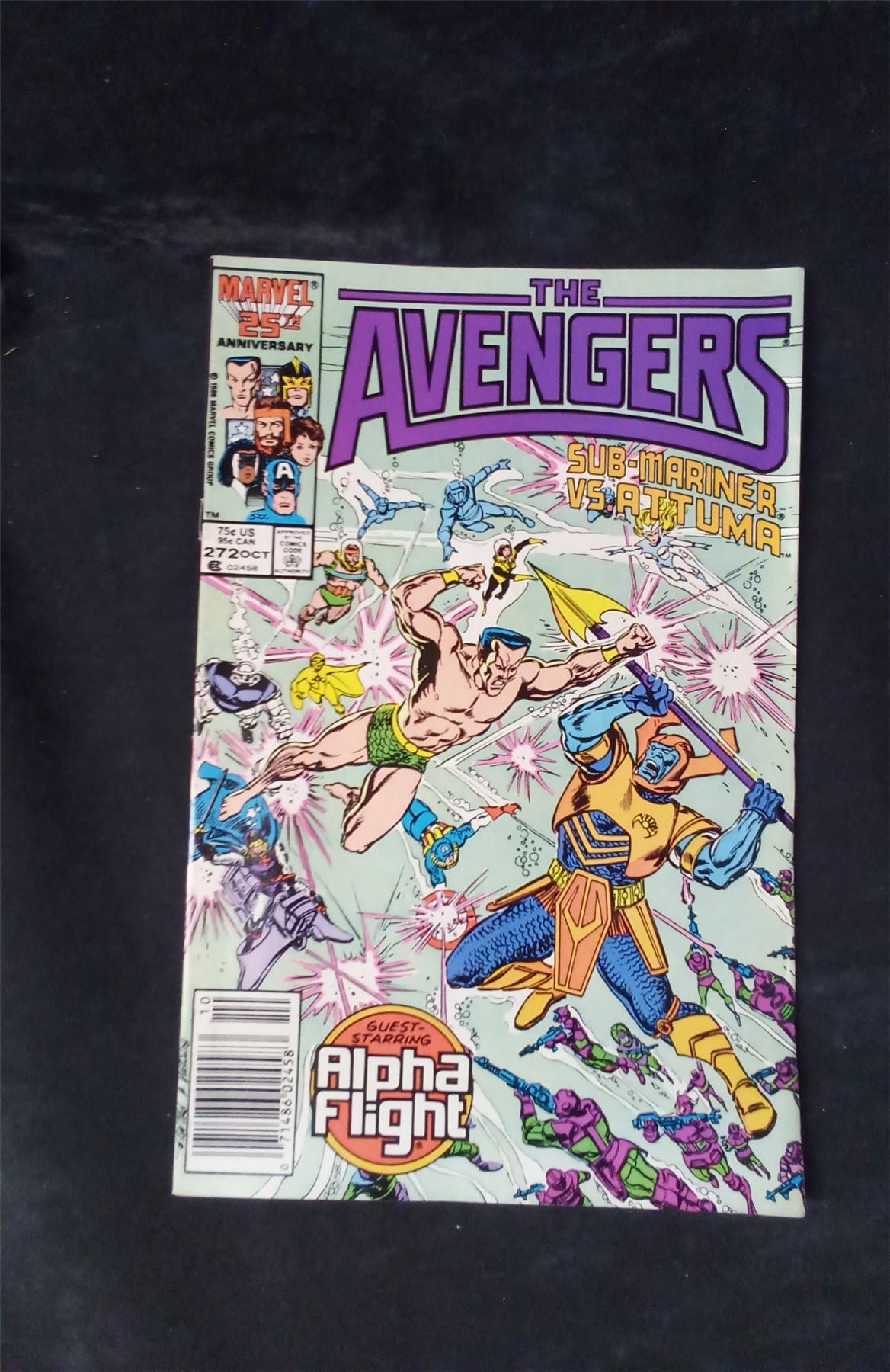 The Avengers #272 Newsstand Edition 1986 marvel Comic Book
