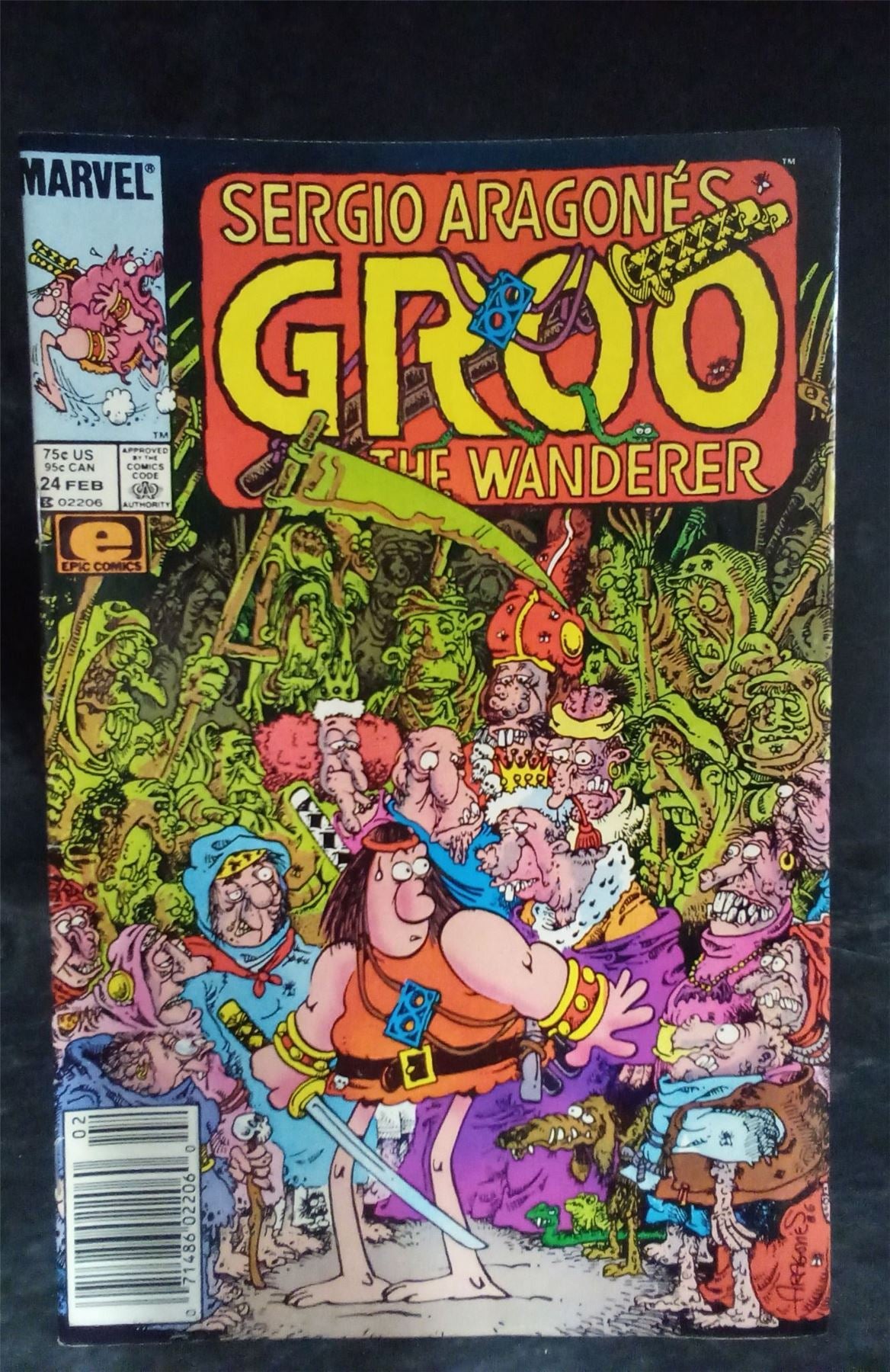 Sergio Aragon's Groo the Wanderer #24 1987 Marvel Comics Comic Book