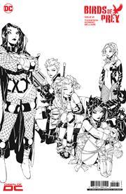 Birds Of Prey #1 Cvr G Inc 1:50 Chris Bachalo B&w Card Stock Var DC Comics Comic Book