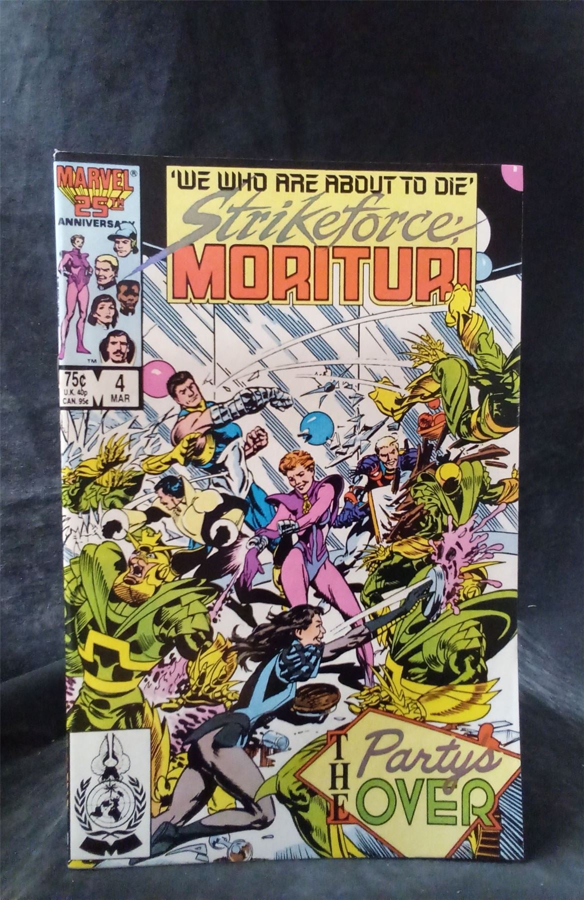 Strikeforce: Morituri #4 1987 Marvel Comics Comic Book