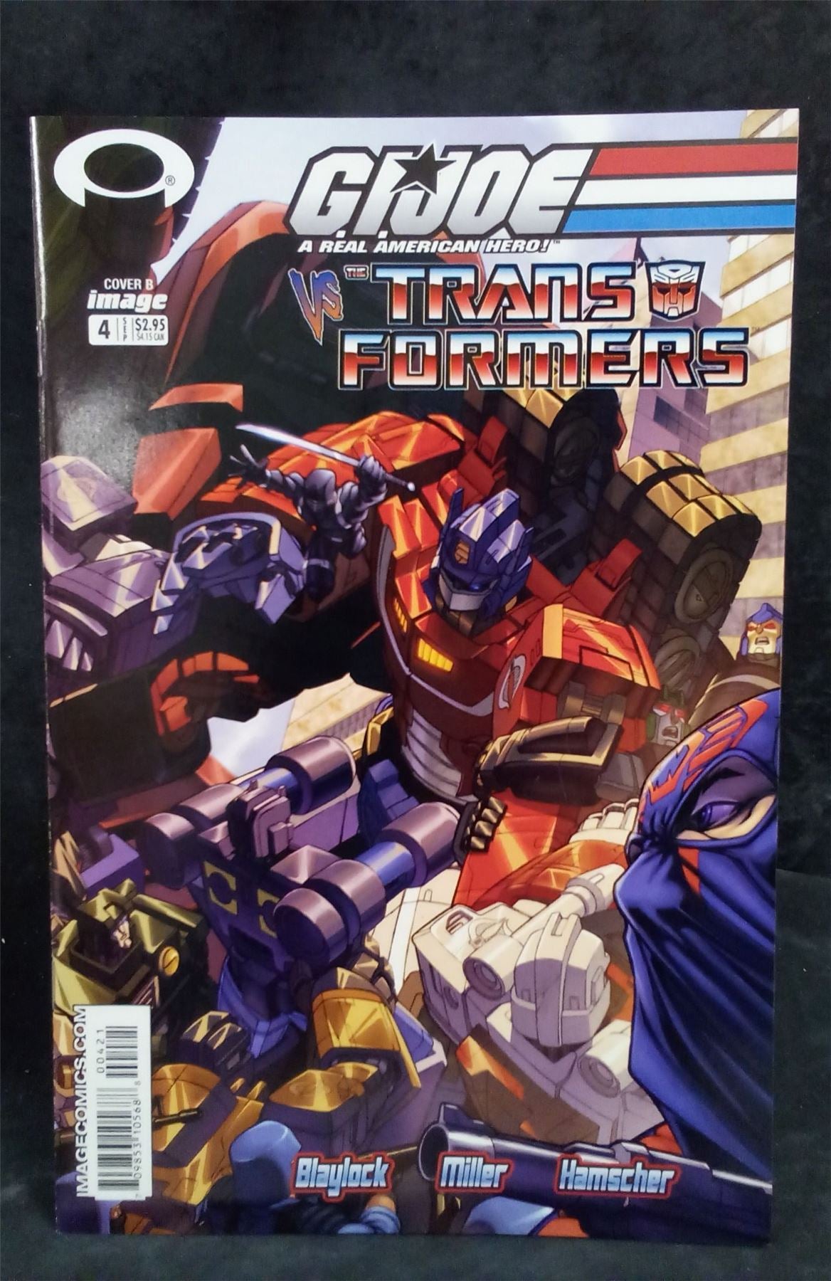 G.I. Joe vs. The Transformers #4 Brooks Cover 2003 Image Comics Comic Book