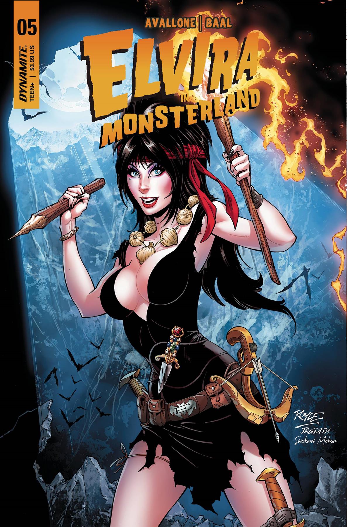 Elvira In Monsterland #5 Cvr B Royle Dynamite Comic Book