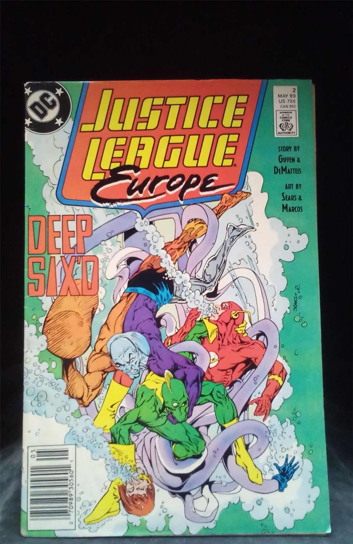 Justice League Europe #2 1989 DC Comics Comic Book