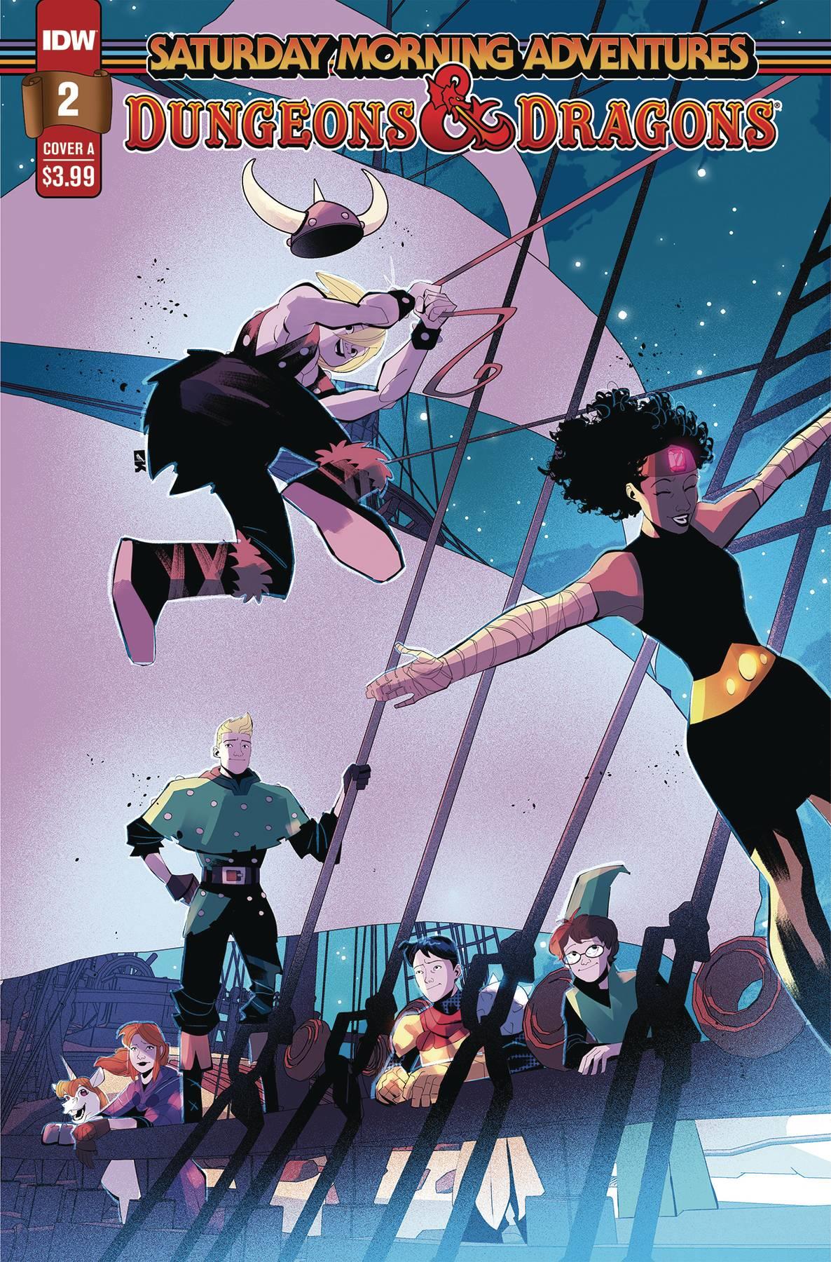 D&d Saturday Morning Adv 2 #2 Cvr A Kambadais Idw-prh Comic Book
