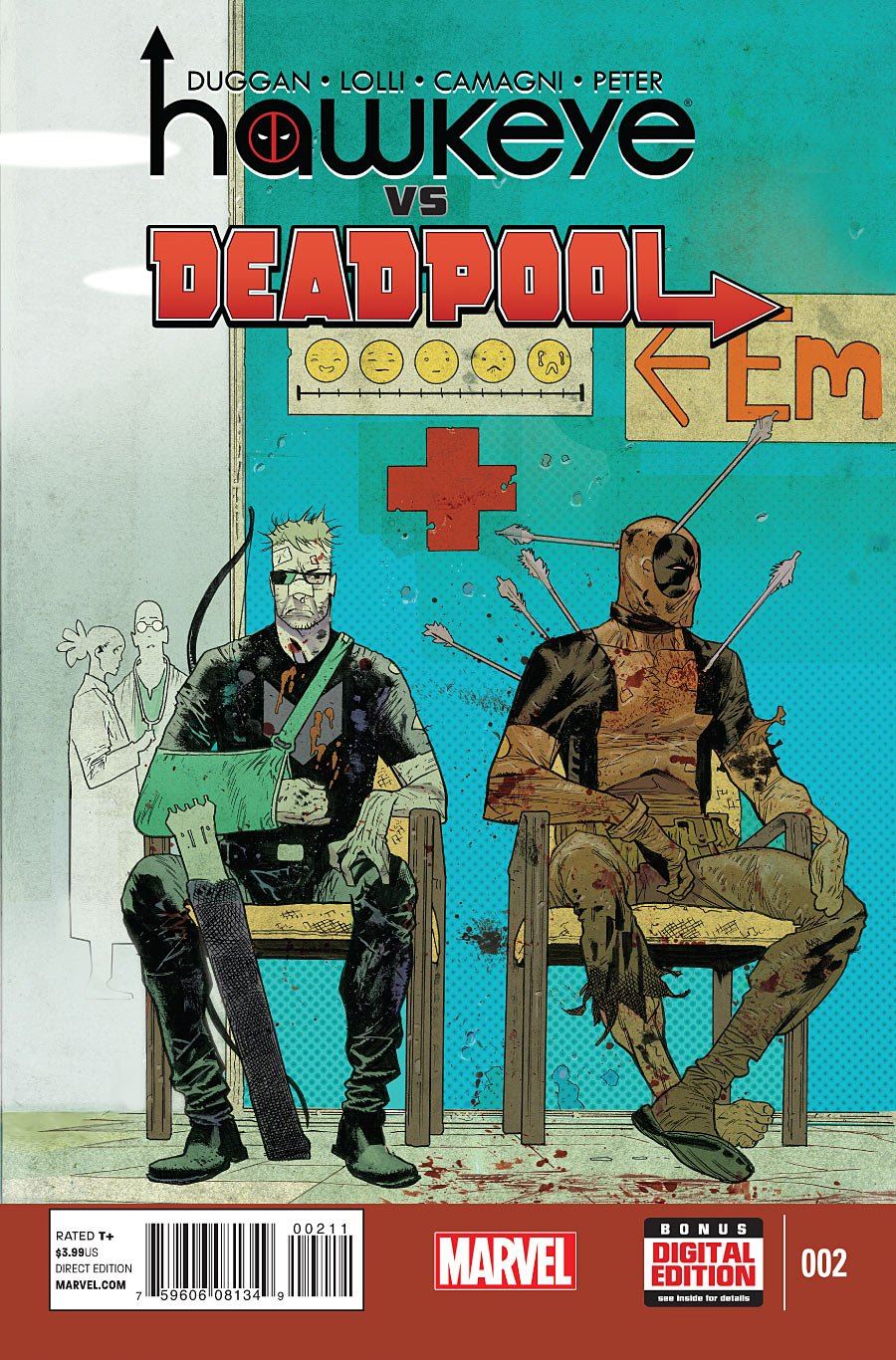Hawkeye Vs Deadpool #2 Marvel Comics Comic Book