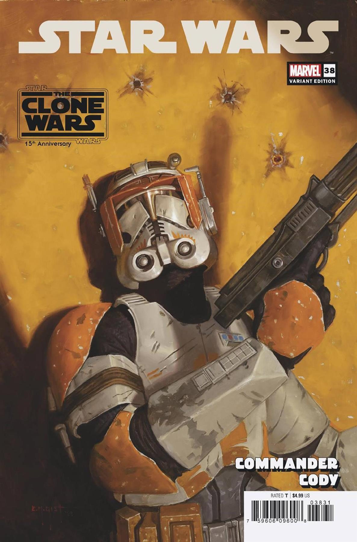 Star Wars #38 Gist Cody Star Wars Clone Wars 15th Anniv Var (Gist Cody Star Wars Clone Wars 15th Anniv Var) Marvel Prh Comic Book 2023