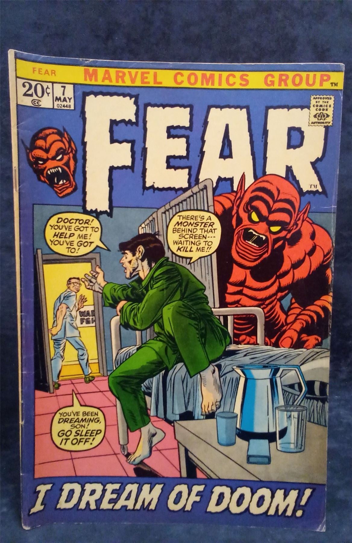 Fear #7 1972 Marvel Comics Comic Book