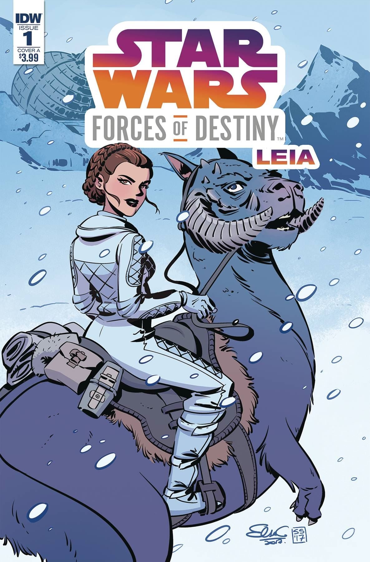 Star Wars Adv Forces Of Destiny Leia Cvr A (Cvr A) Idw Publishing Comic Book