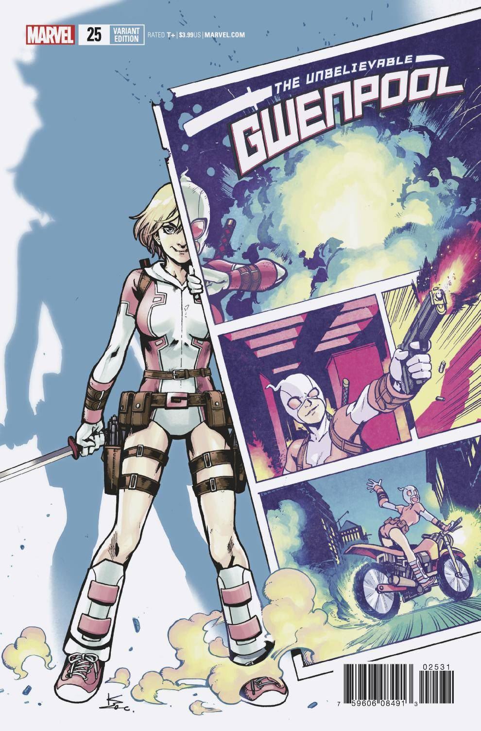 Gwenpool #25 Shirahama Var Leg (Shirahama Var Leg) Marvel Comics Comic Book