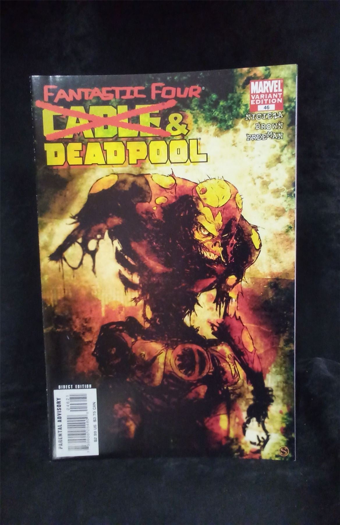 Cable & Deadpool #46 Zombie Variant Cover 2007 Marvel Comics Comic Book