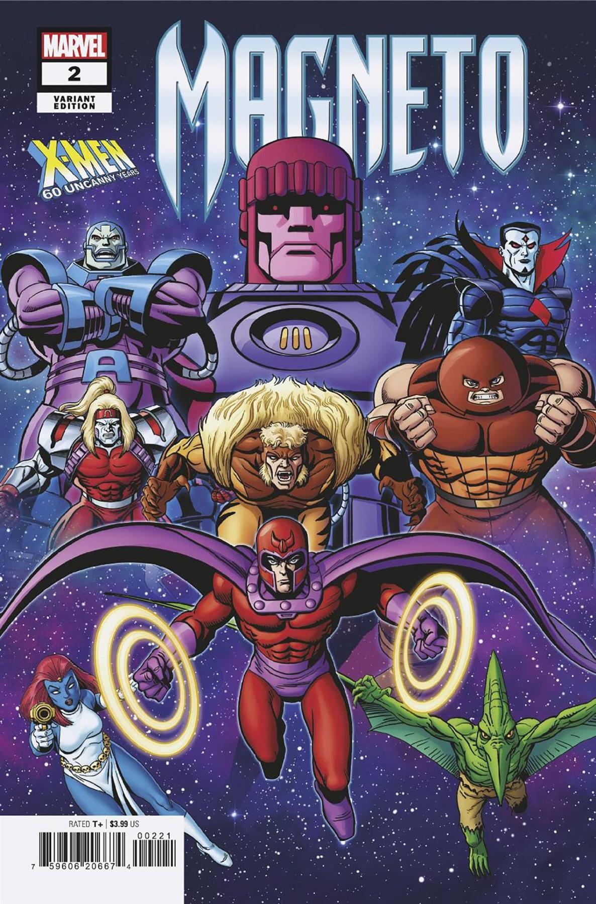 Magneto #2 Larry Houston X-men 60th Var (Larry Houston X-men 60th Var) Marvel Prh Comic Book 2023