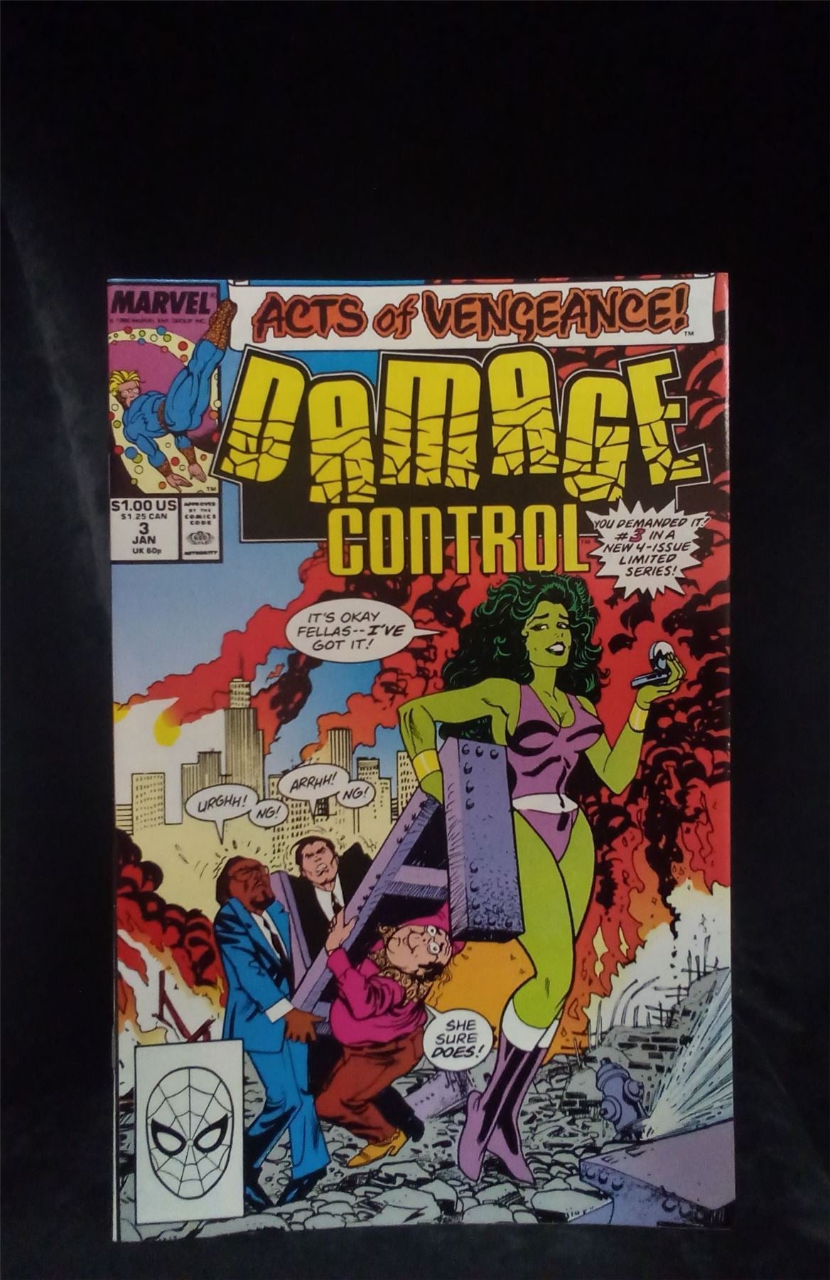 Damage Control #3 1990 Series 2 Marvel Comics Comic Book