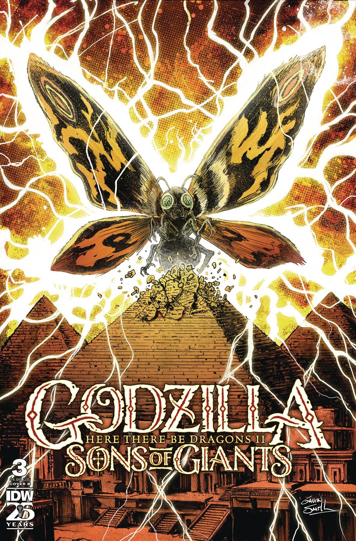 Godzilla Here There Be Dragons Ii Sons Of Giants #3 Cvr B Idw-prh Comic Book