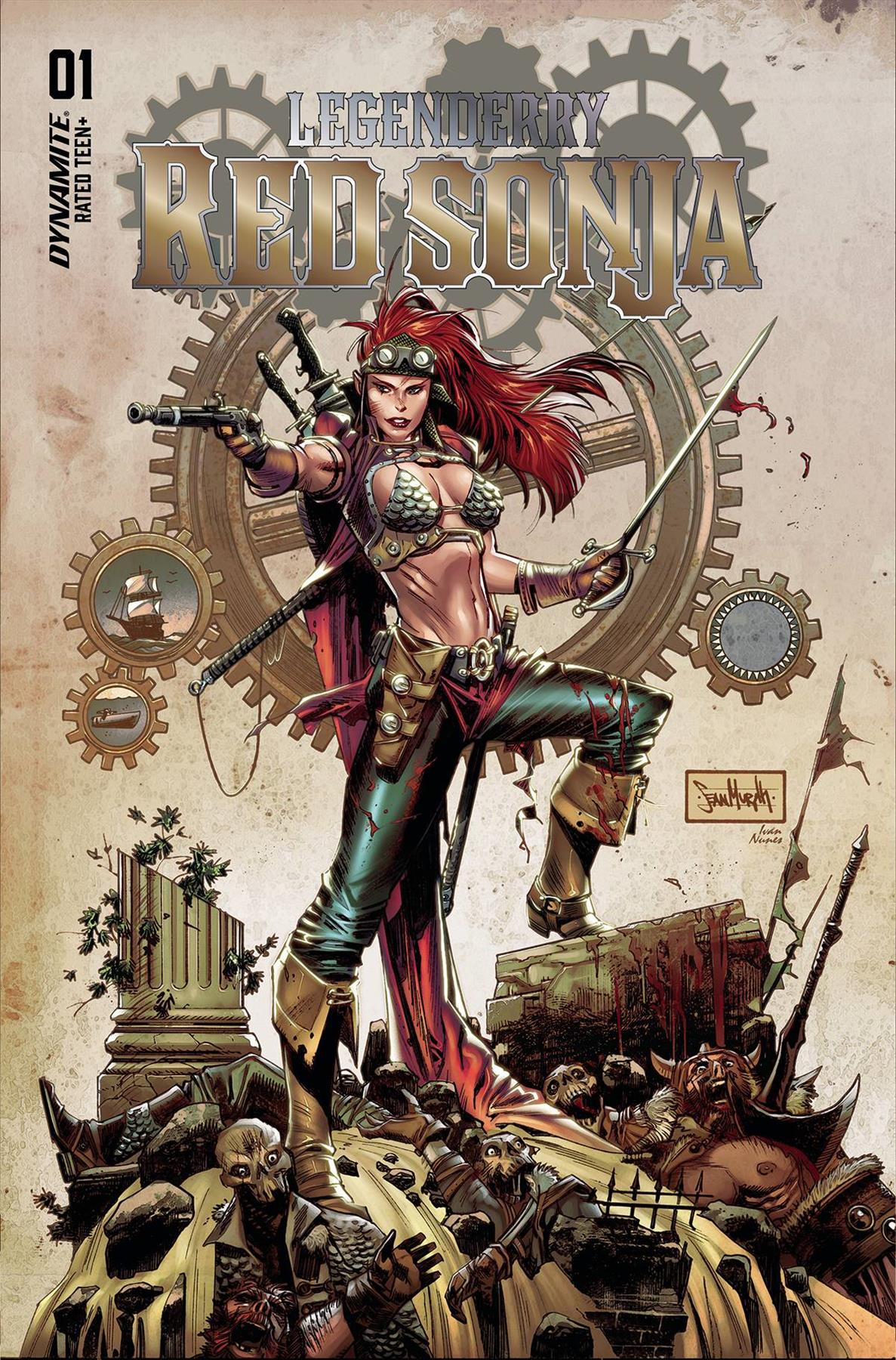 Legenderry Red Sonja One Shot Cvr A Murphy Dynamite Comic Book