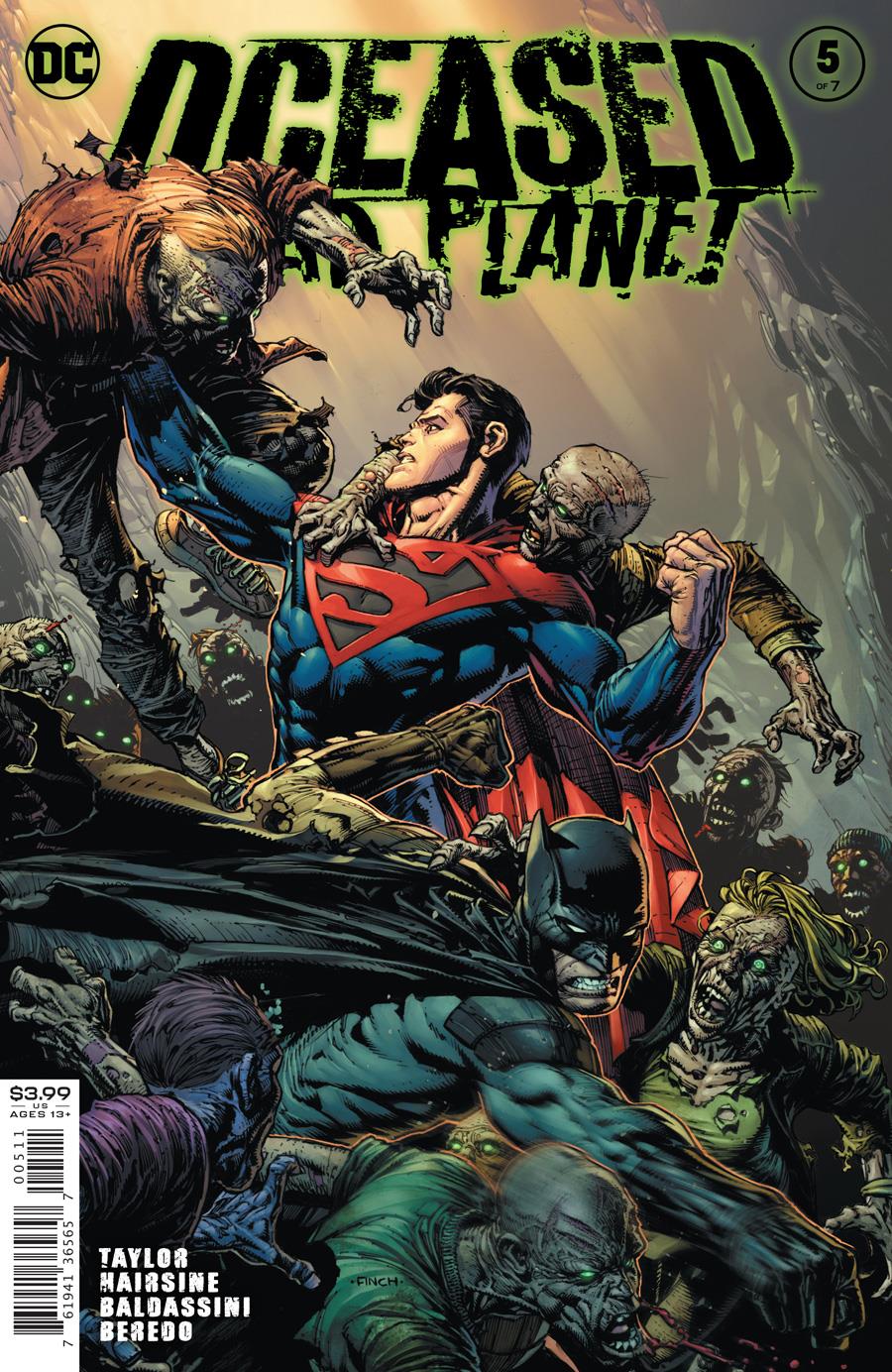 Dceased Dead Planet #5 (of 7) Cvr A David Finch Dc Comics Comic Book