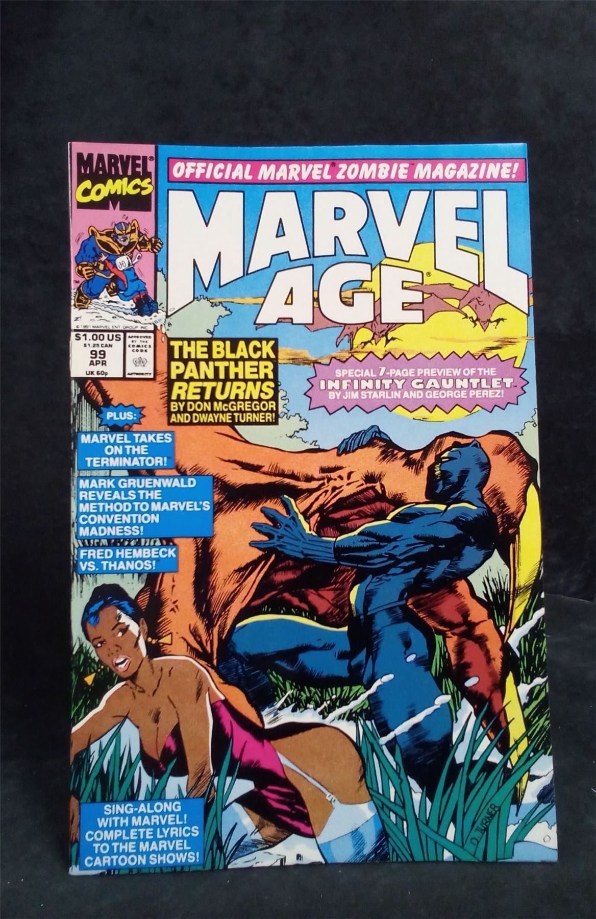Marvel Age #99 1991 Marvel Comics Comic Book