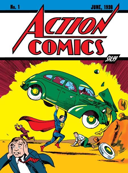 SUPERMAN DAY 2025 - ACTION COMICS #1 GOLDEN AGE SIZED FACSIMILE EDITION CVR C JOE SHUSTER FOIL VAR DC Comics Comic Book 2025