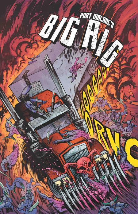 Big Rig #1 Cvr G Inc 1:10 Daniel Warren Johnson Var Vault Comics Comic Book