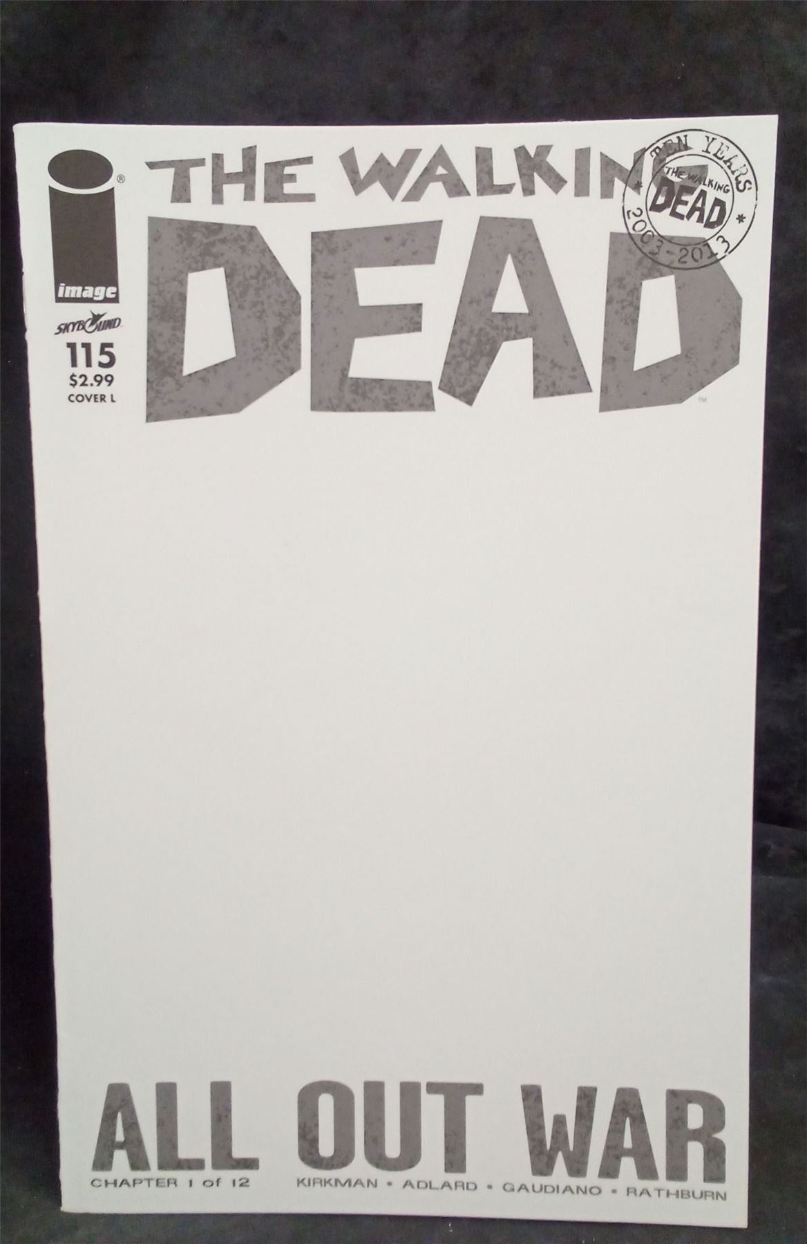 The Walking Dead #115 Cover L 2013 Skybound Comic Book