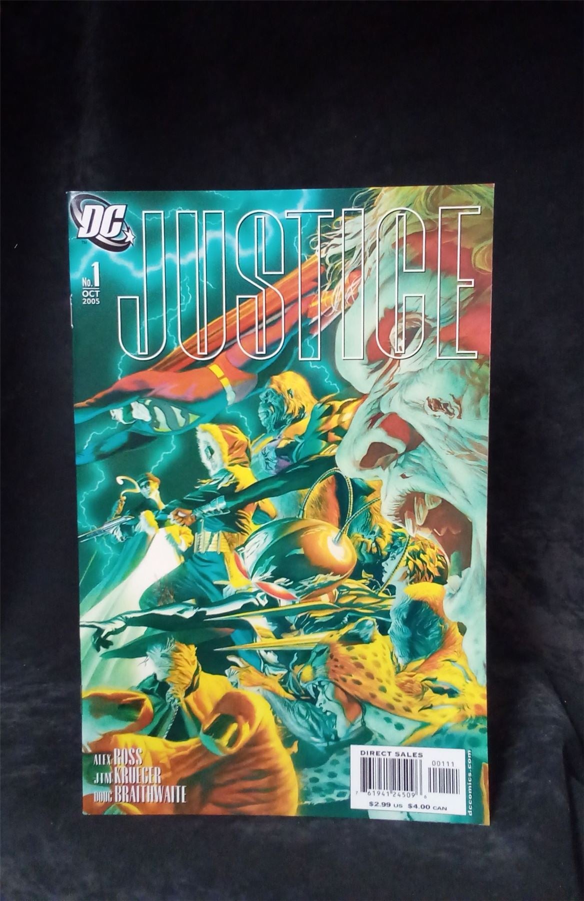 Justice #1 Variant Cover 2005 DC Comics Comic Book