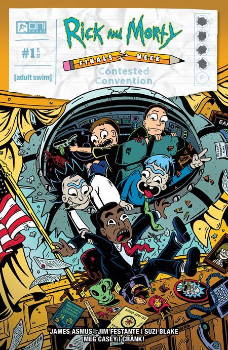 Rick And Morty Finals Week Contested Convention #1 (one Shot) Cvr B Sam Grinberg Var (mr) Oni Press Comic Book