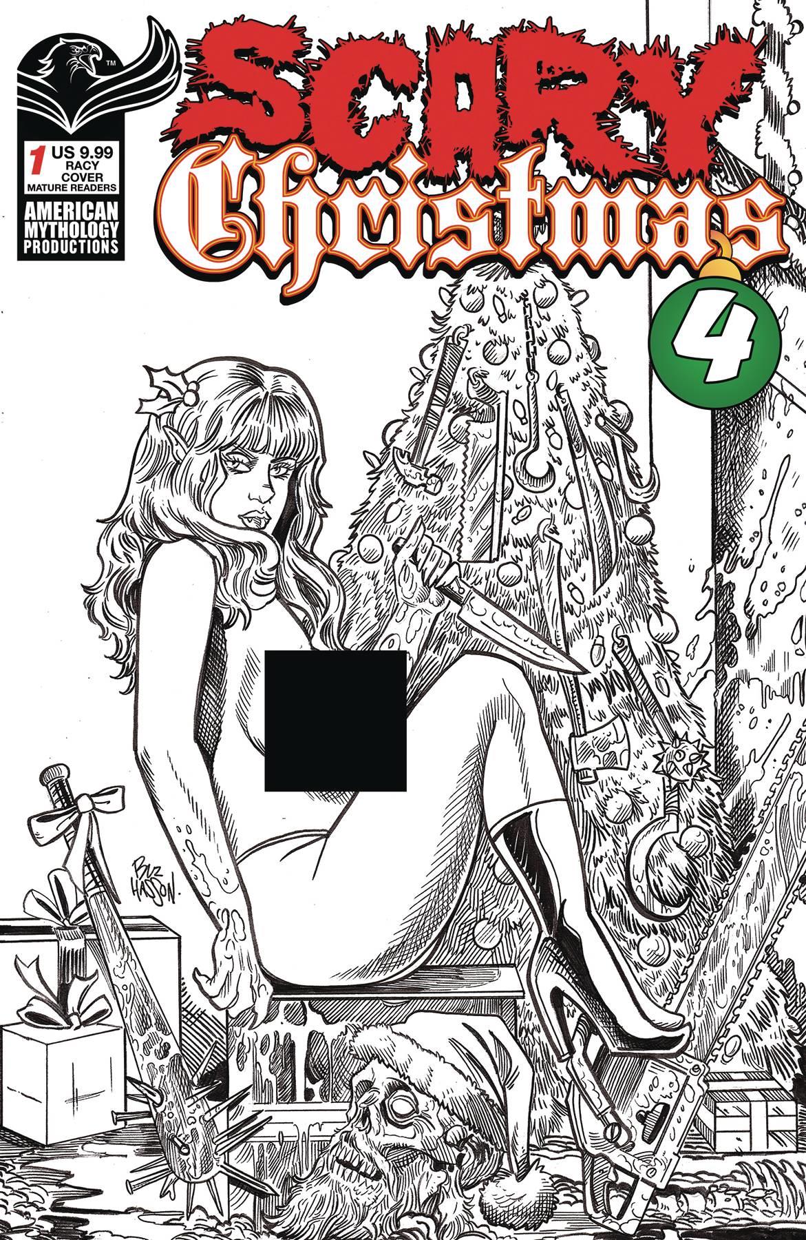 Scary Christmas Iv Cvr C Racy (mr) American Mythology Productions Comic Book