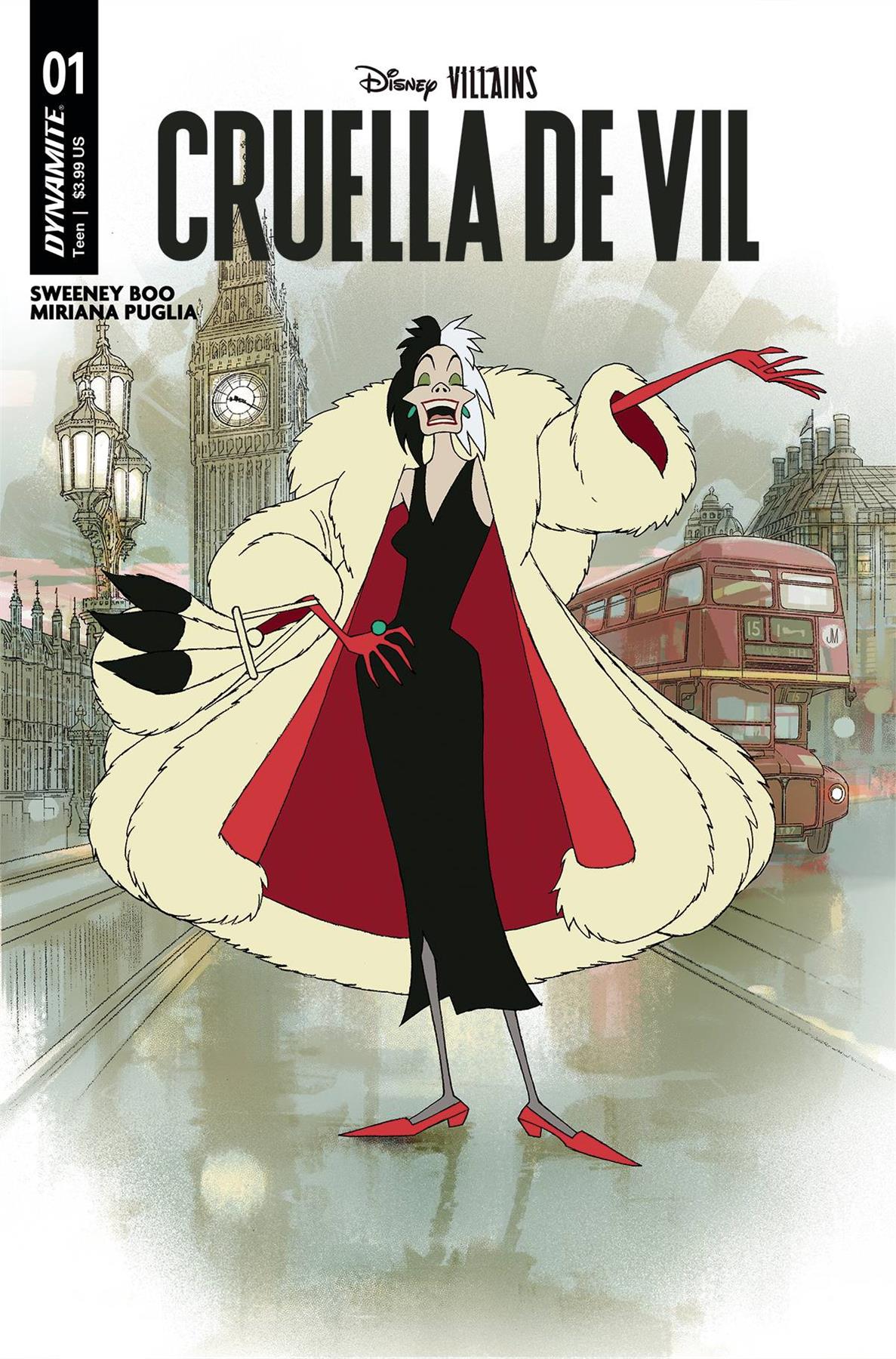 Disney Villains Cruella De Vil #1 Cvr B Middleton Dynamite Comic Book
