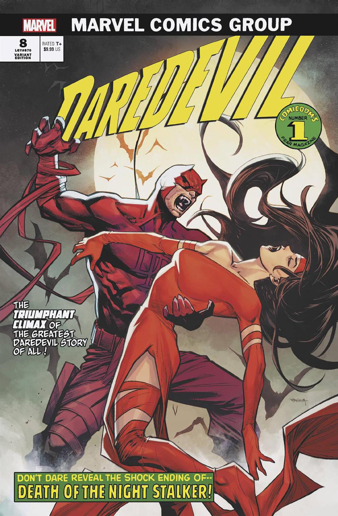 Daredevil #8 Stephen Segovia Vampire Var (Stephen Segovia Vampire Var) Marvel Prh Comic Book 2024