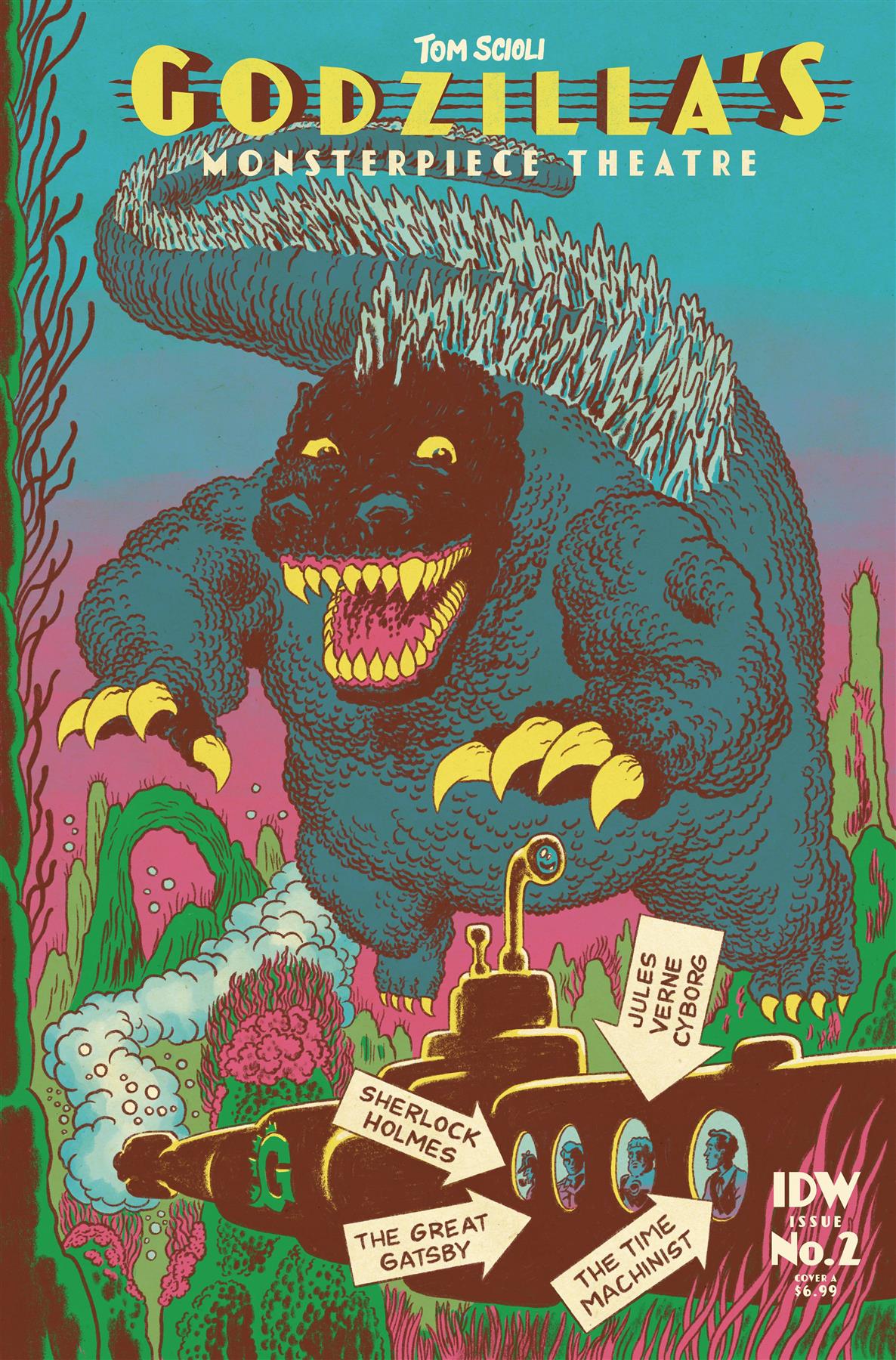 Godzilla Monsterpiece Theatre #2 Cvr A Scioli Idw Comic Book