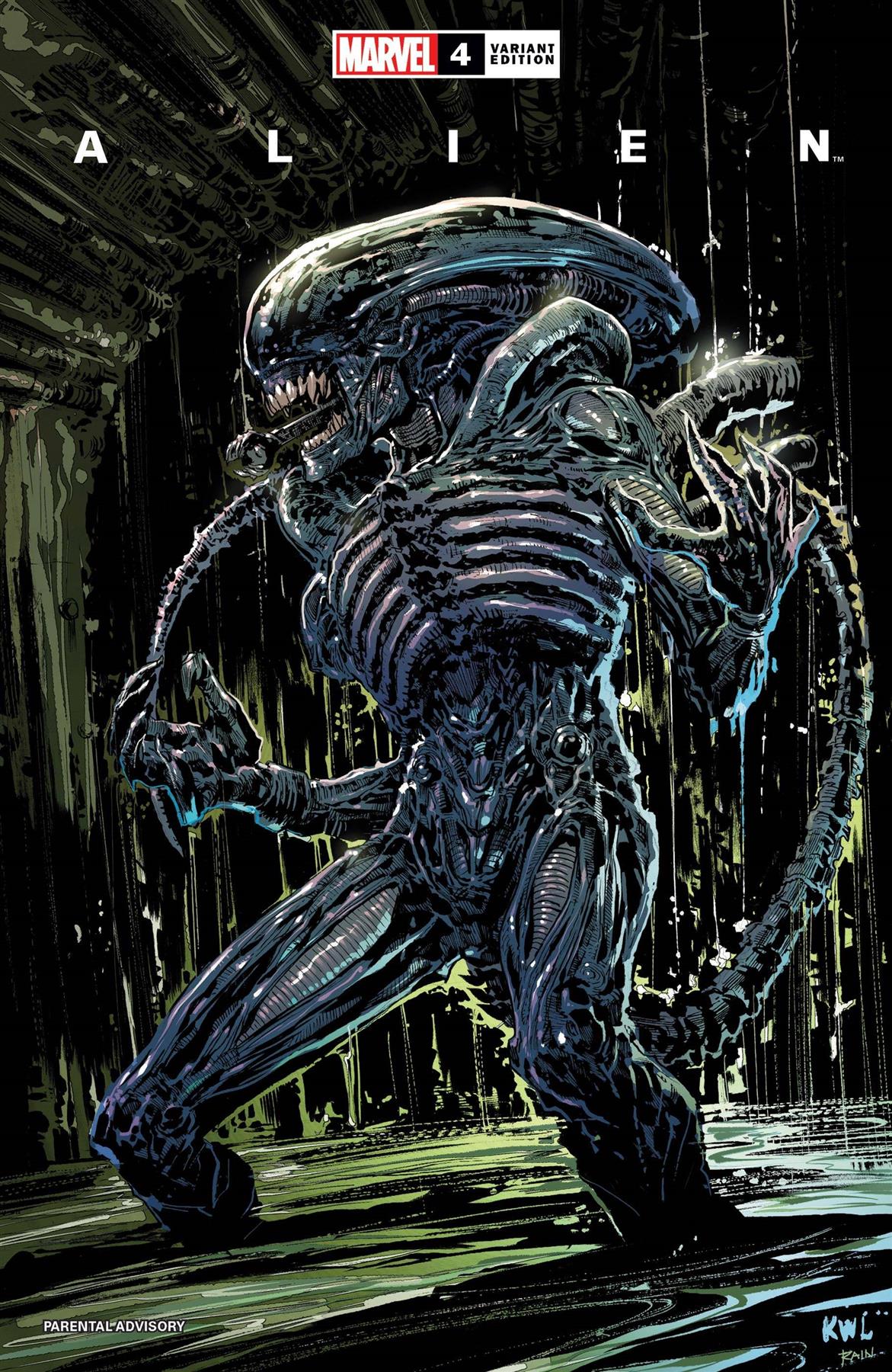 Alien #4 Lashley Var Marvel Comics Comic Book