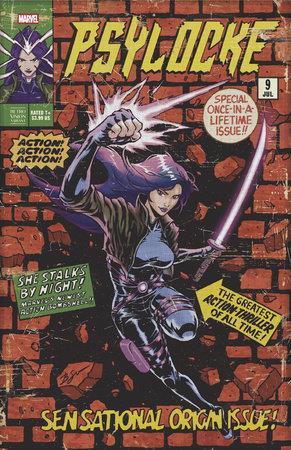 Psylocke #9 Benjamin Su Retro Vision Var Benjamin Su Retro Vision Var Marvel Prh Comic Book 2025