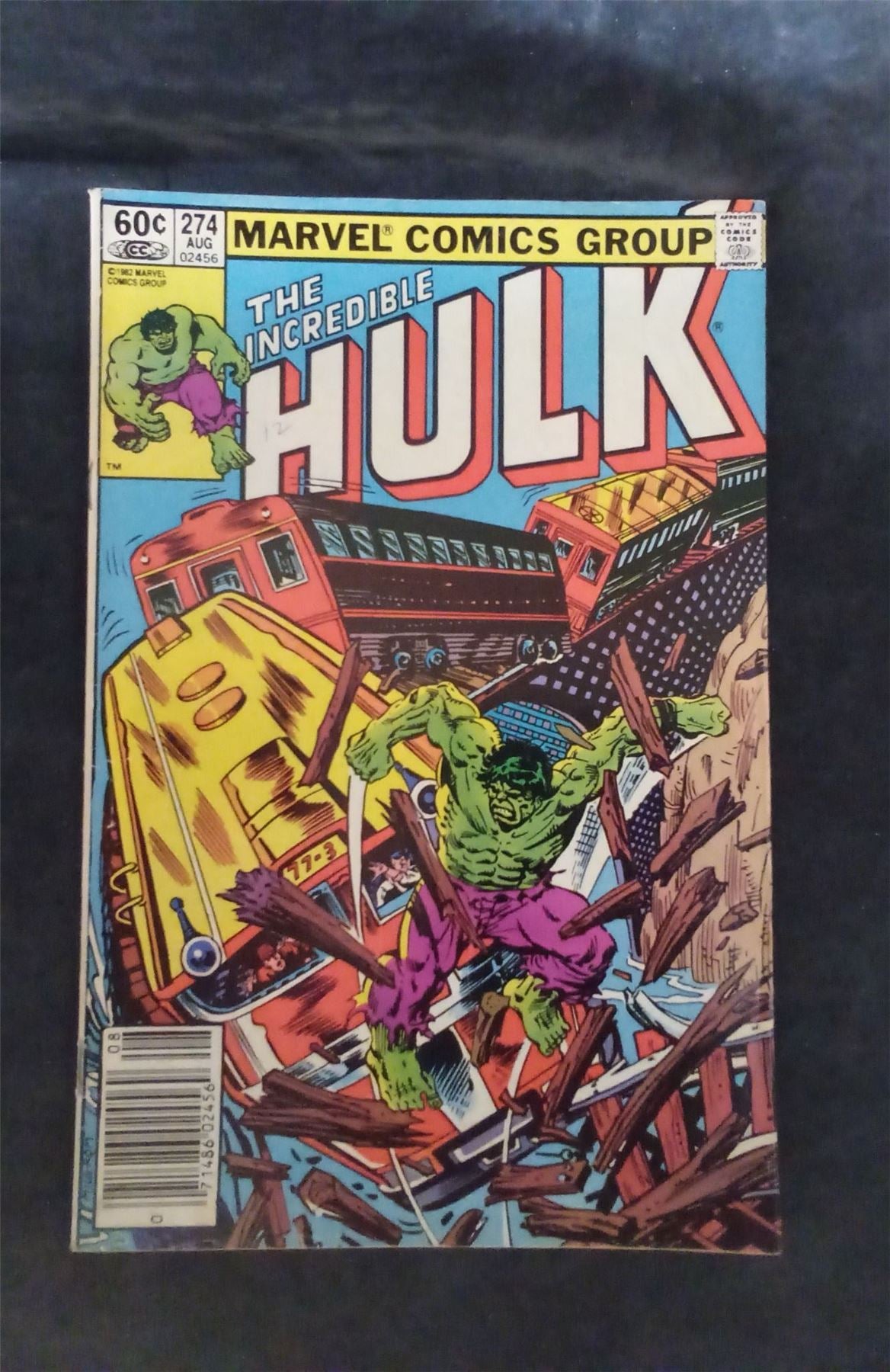 The Incredible Hulk #274 1982 marvel Comic Book