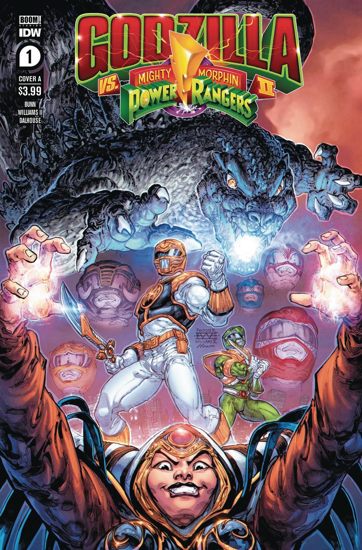 Godzilla Vs Mmpr Ii #1 Cvr A Williams Ii Idw-prh Comic Book