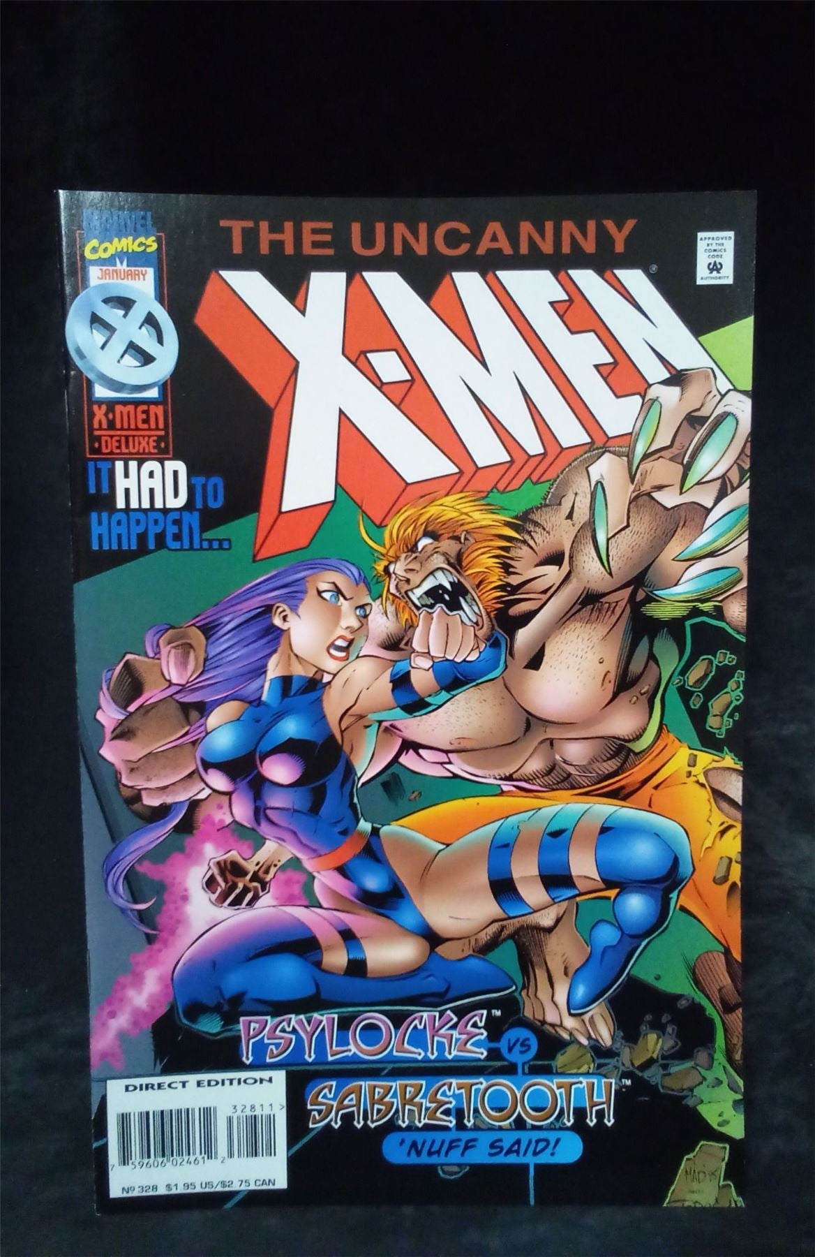 The Uncanny X-Men #328 1996 Marvel Comics Comic Book