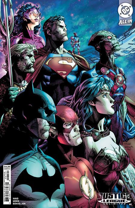 Justice League Unlimited #1 Cvr B Jim Lee Card Stock Var DC Comics Comic Book