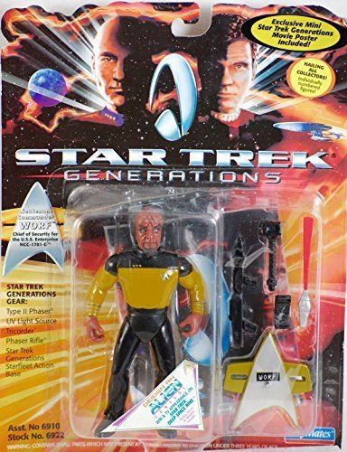 Playmates Toys Star Trek Generations Lieutenant Commander Worf Action Figure