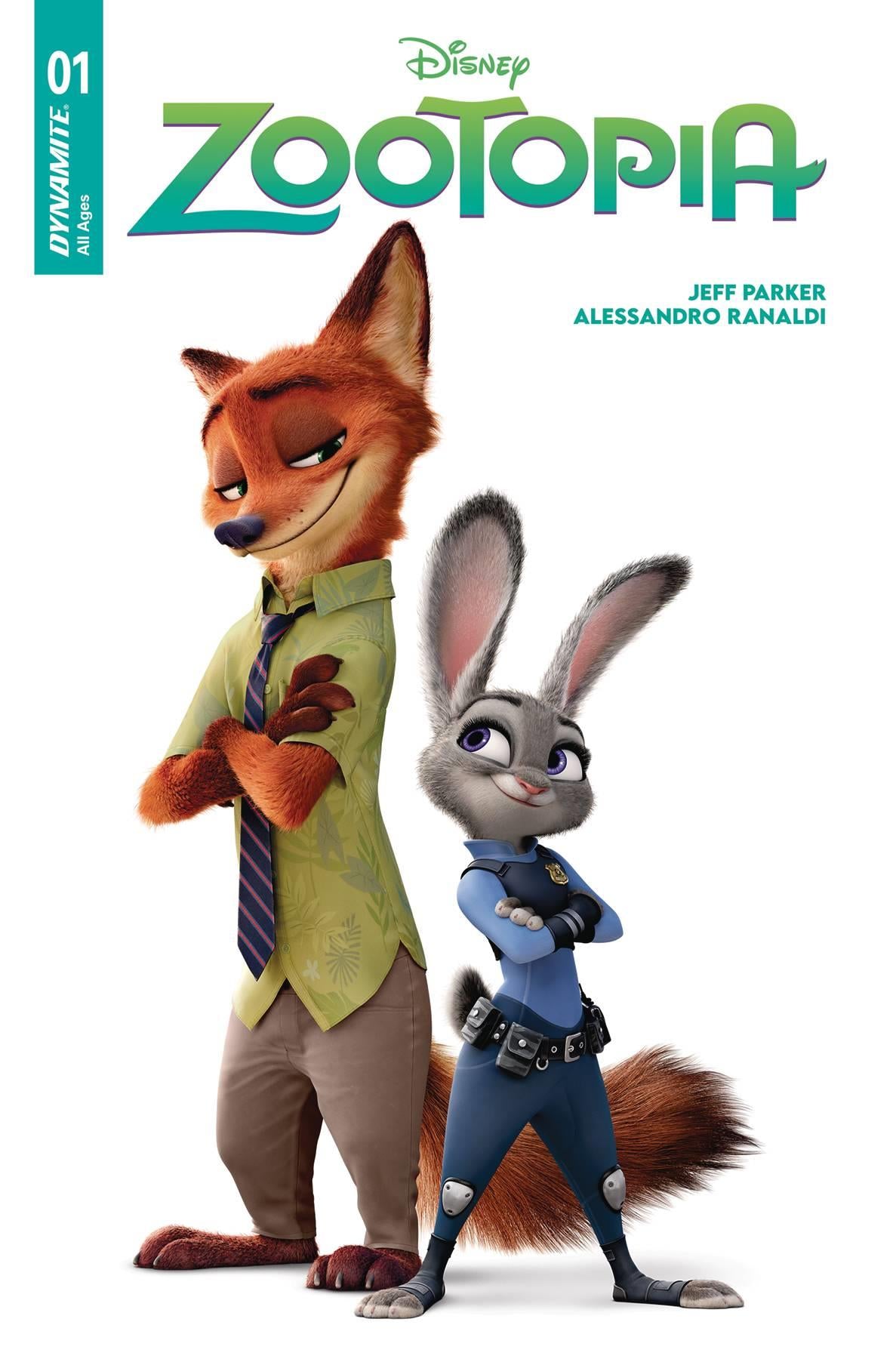 Zootopia #1 Cvr E Movie Characters Dynamite Comic Book