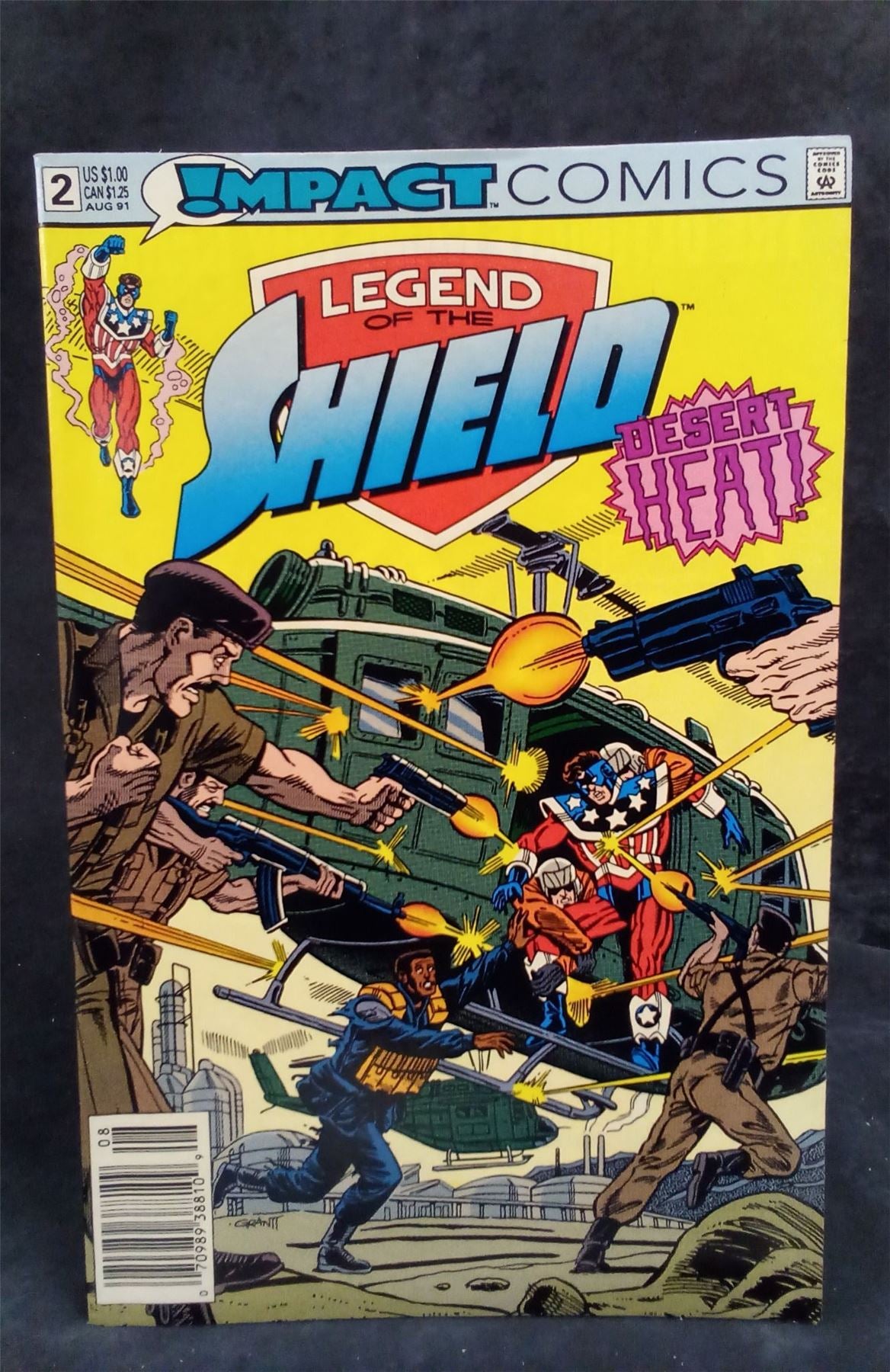 Legend of the Shield #2 Newsstand Edition 1991 DC Comics Comic Book