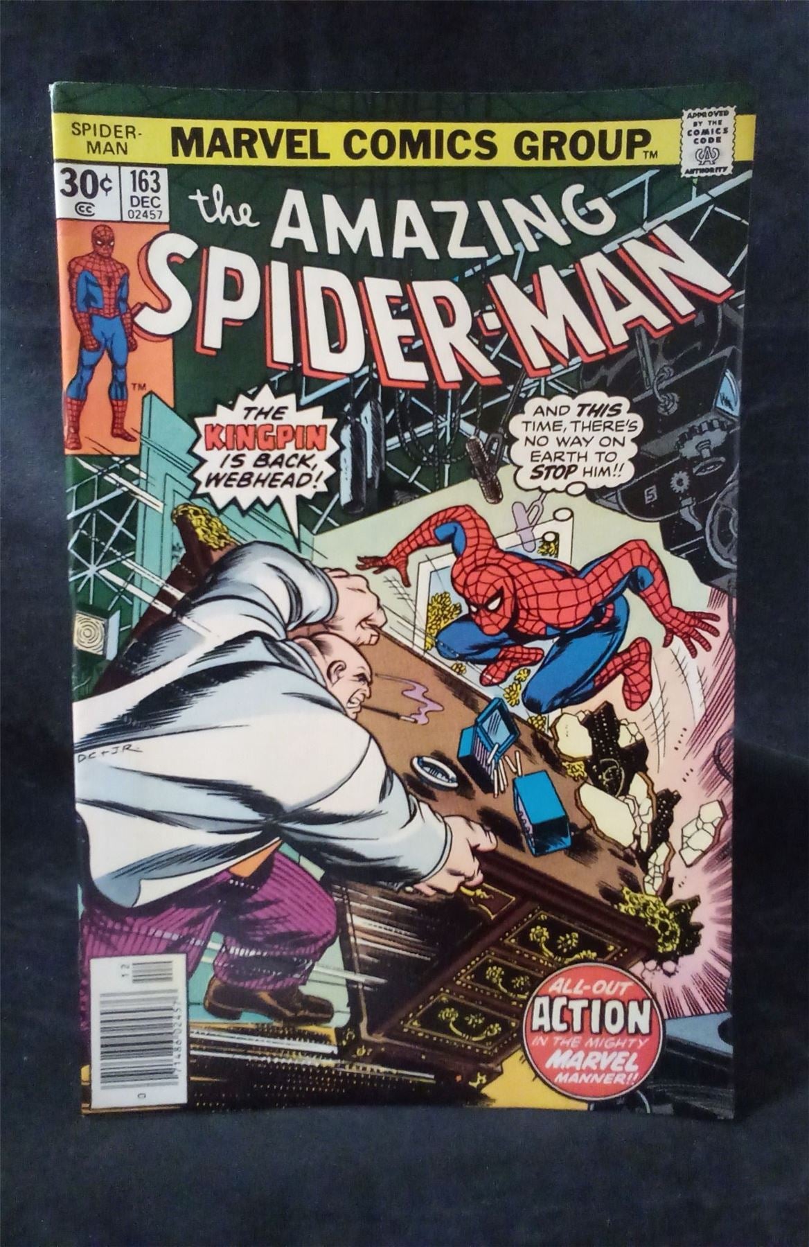 The Amazing Spider-Man #163 1976 Marvel Comics Comic Book