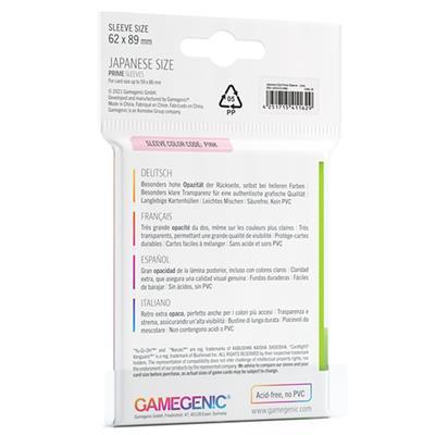 PRIME Japanese Sized Sleeves - Lime TCG Gamegenic