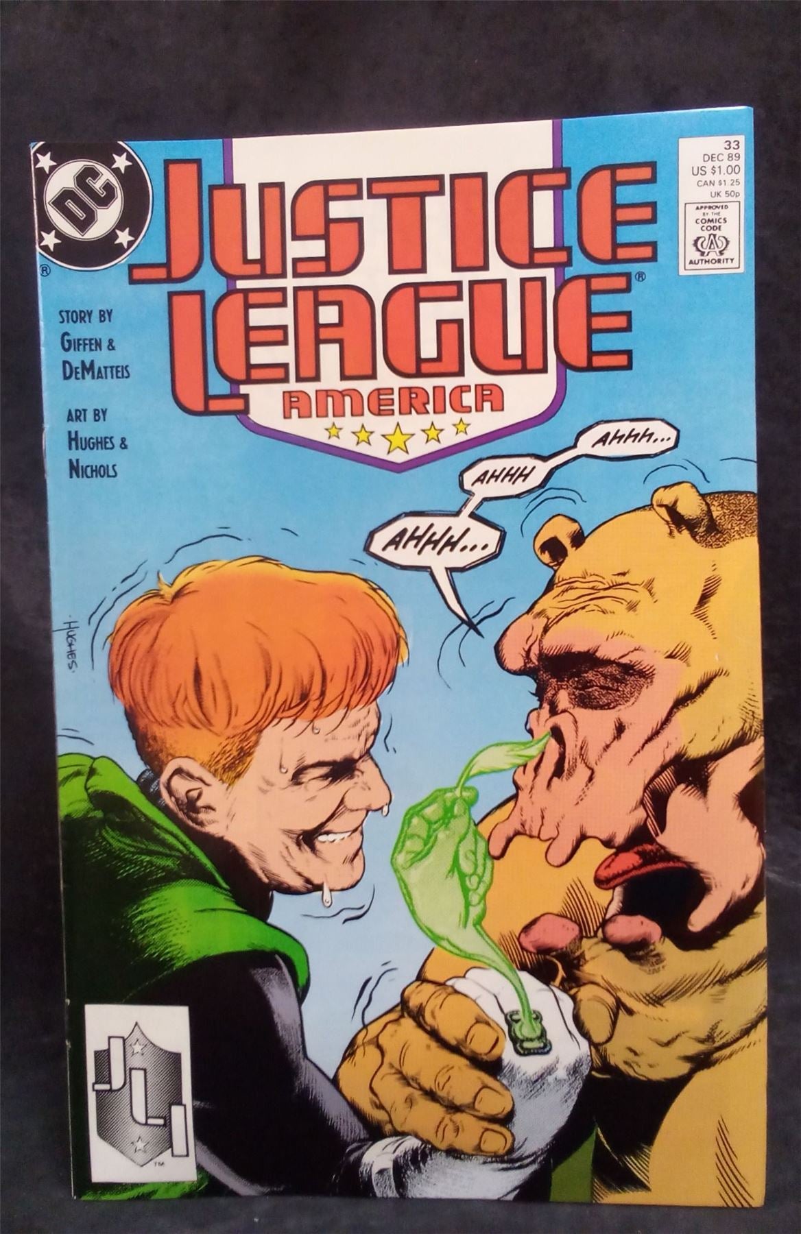 Justice League America #33 1989 DC Comics Comic Book