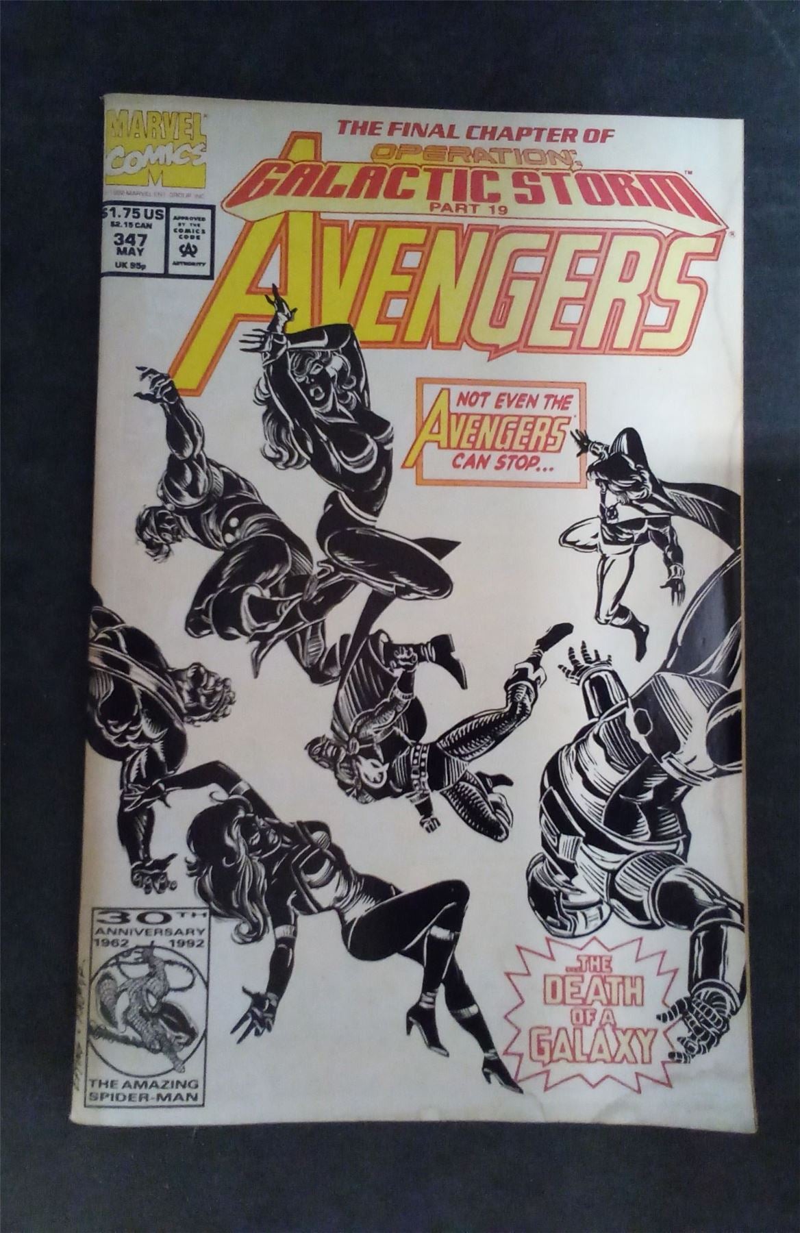 The Avengers #347 1992 marvel Comic Book