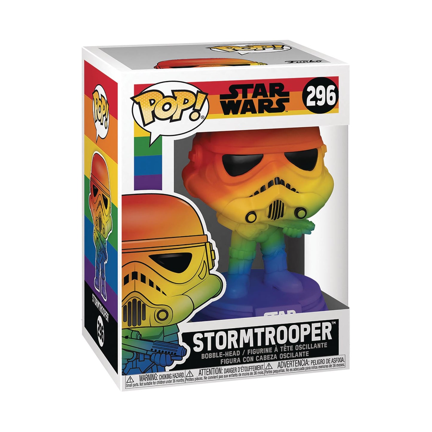 Pop Star Wars Pride Stormtrooper Rainbow Vinyl Figure
