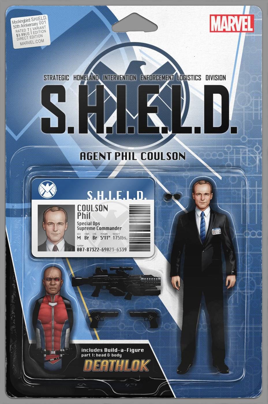 Mockingbird Shield 50th Anniv #1 (Action Figure Var) Marvel Comics Comic Book