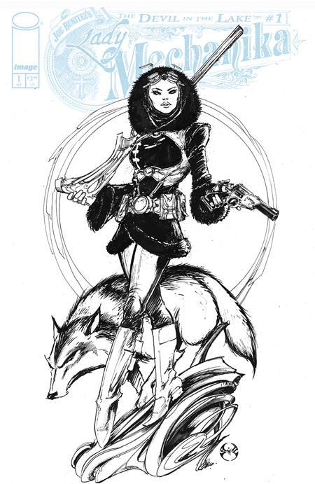 Lady Mechanika The Devil In The Lake #1 (of 4) Cvr C Inc 1:10 Joe Benitez B&w Var Image Comics Comic Book