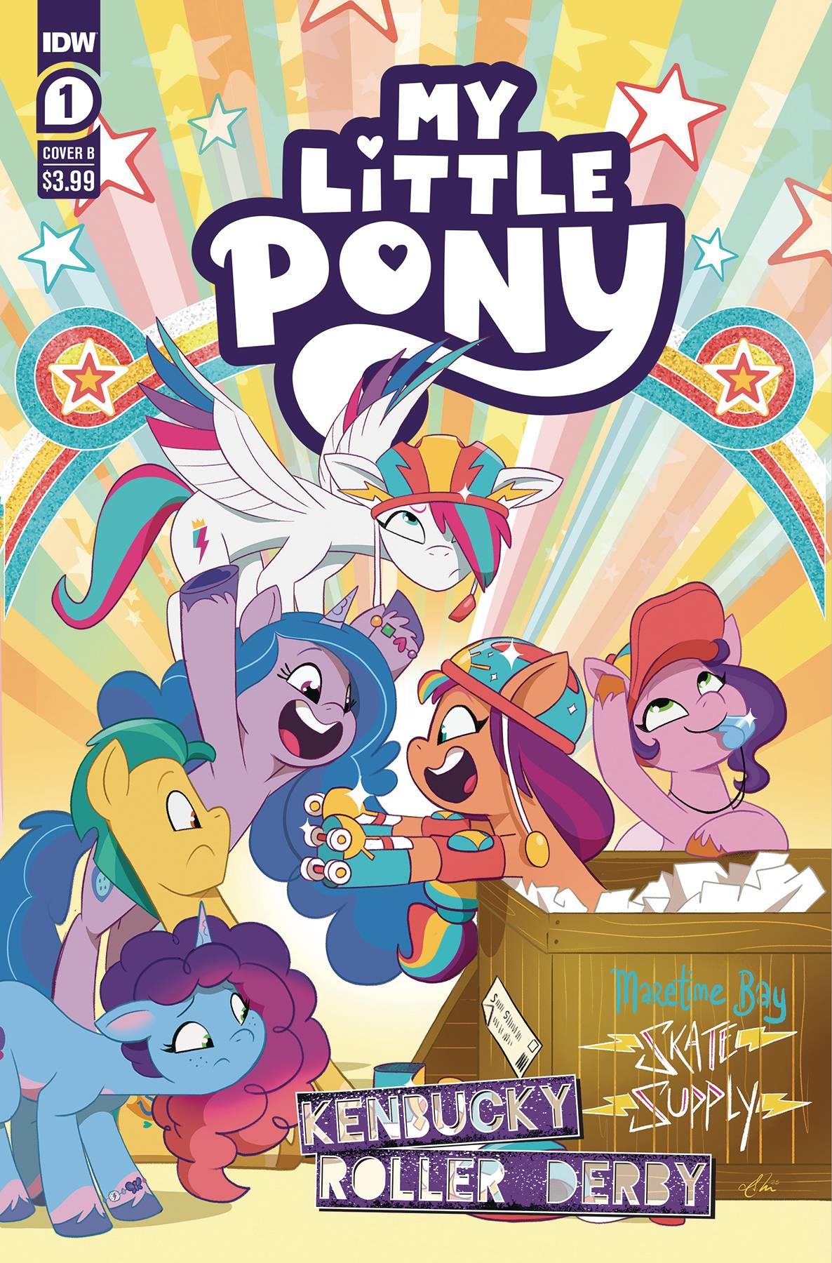 Mlp Kenbucky Roller Derby #1 Cvr B Mebberson Idw-prh Comic Book