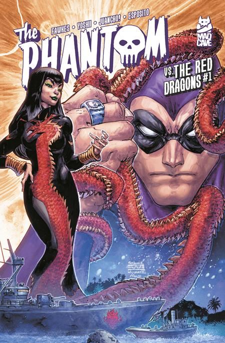 Phantom Vs The Red Dragons (one Shot) Cvr B Freddie Williams Ii Andrew Dalhouse Var Mad Cave Studios Comic Book