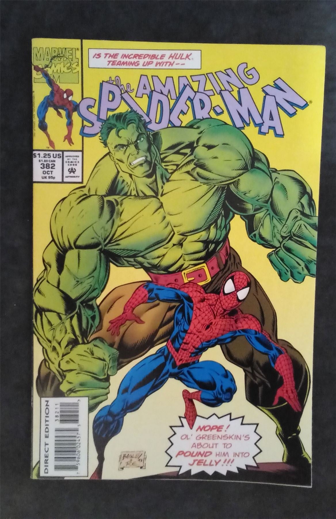 The Amazing Spider-Man #382 1993 marvel Comic Book